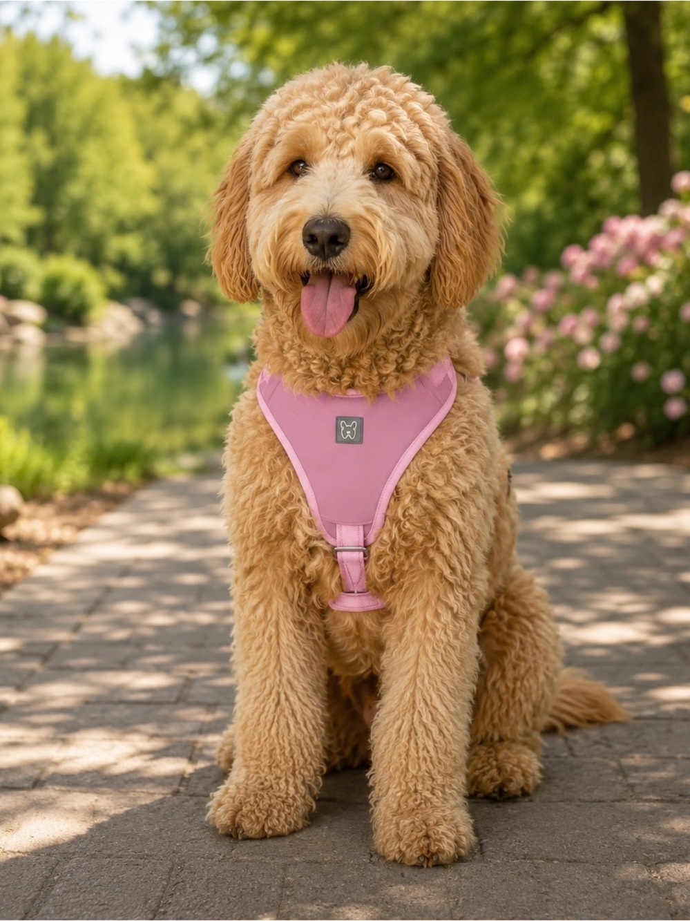 NWT - Nandog Neoprene Sport Dog Harness - Pink - Size Large